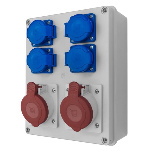 Rozdzielnica R-BOX 240 2x16A/5P, 4x250V 400V IP44 - B.1096