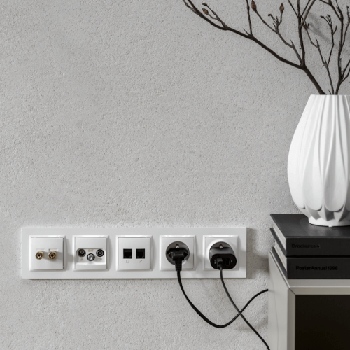 Simon 10 Łącznik żaluzjowy biały