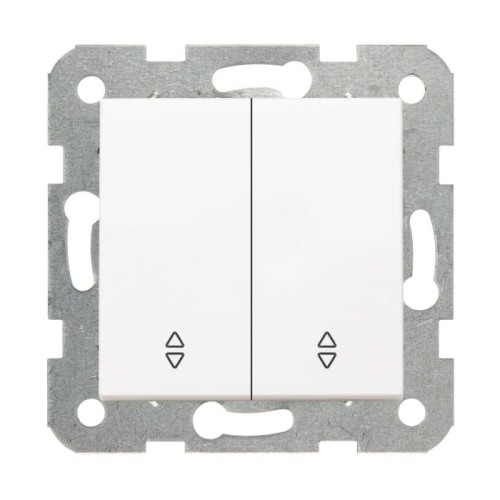 Panasonic Karre Łącznik schodowy podwójny biały - 90963617