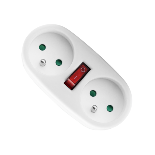 Rozgałęźnik podwójny z wyłącznikiem - W-72051