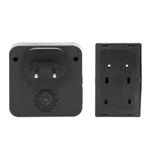 ORNO Dzwonek bezprzewodowy sieciowy 230V czarny - OR-DB-MT-156