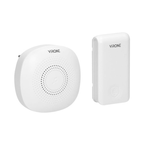 Dzwonek bezprzewodowy sieciowy 230V biały - Orno DB-1