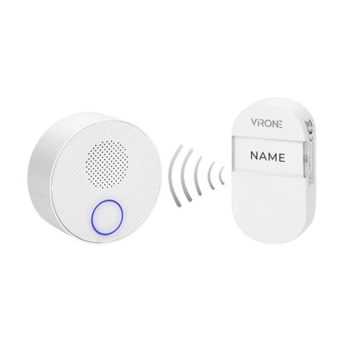 Dzwonek bezprzewodowy sieciowy 230V biały - Orno DB-2