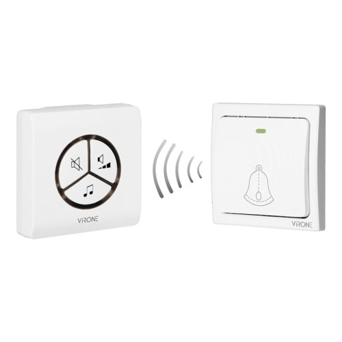 Dzwonek bezprzewodowy sieciowy 230V biały - Orno DB-3