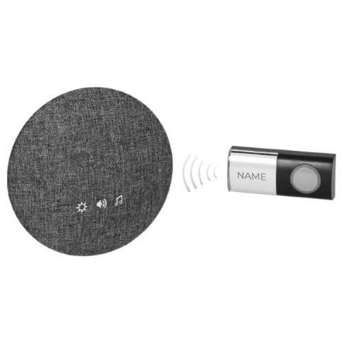 Dzwonek bezprzewodowy bateryjny szary/czarny - DB-5