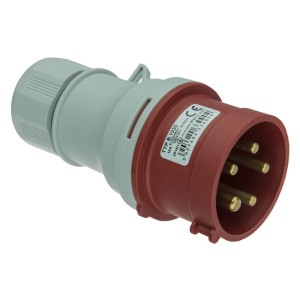 Wtyczka siłowa przenośna 16A 5P 400V IP44 - Pawbol B.1030