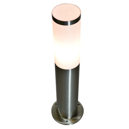 Lampa ogrodowa słupek LIVIA 45 cm satyna - Goldlux 200501