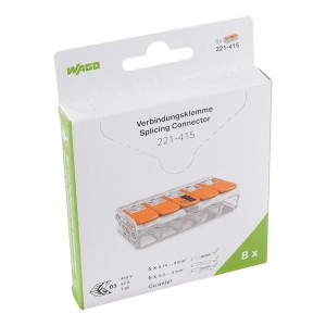Szybkozłączka linka drut 5x0,2-4mm2 8 szt. - 221-415/995-008