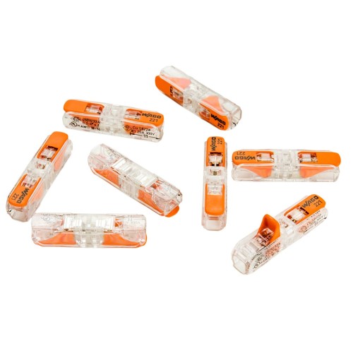 Zestaw szybkozłączek linka drut 0,2-4mm2 24szt. - 221-2411; 221-412; 221-413