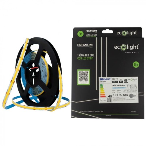 Taśma LED COB 7W barwa zimna IP67 5m - EC61114