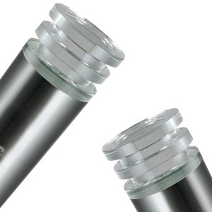 Kinkiet elewacyjny skośny CRYSTAL 6,5W satyna - Goldlux 304322
