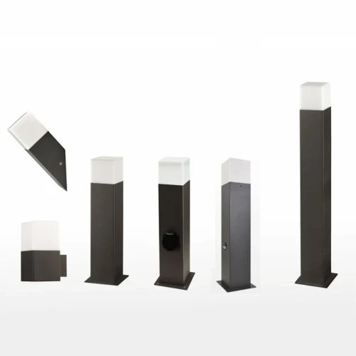 Lampa ogrodowa stojąca New York 74 cm grafit - Goldlux 304636