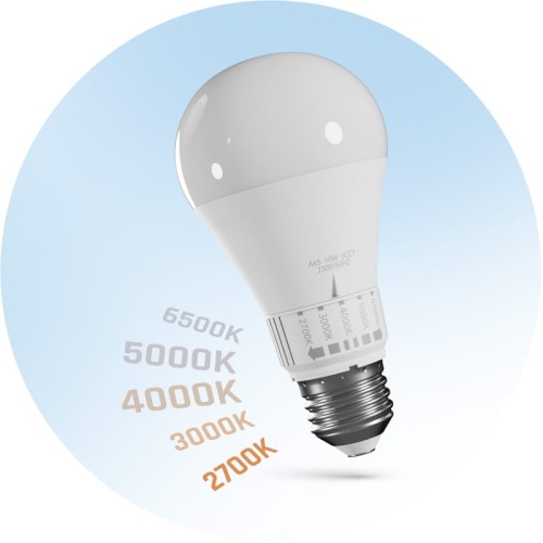 Żarówka LED E27 10W CCT zmiana barwy - WOJ+14715