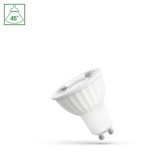 Żarówka LED GU10 6W 45° neutralna biała z soczewką - WOJ+14093