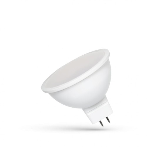 Żarówka LED MR16 GU5,3 6W SMD zimna biała z mleczną szybką - Spectrum Led WOJ+13134