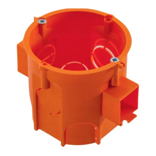 Puszka instalacyjna PK60 pojedyncza głęboka łączona z wkrętami - Pawbol A.0006LP