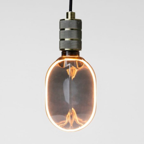 Żarówka LED dymiona E27 4W fi 100 WW 1800K owal - SZ61038