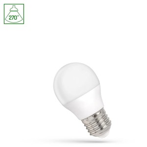 Żarówka LED KULKA E27 1W neutralna biała - WOJ+14449