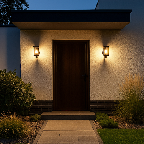 Kinkiet elewacyjny SMOKE E27 czarny