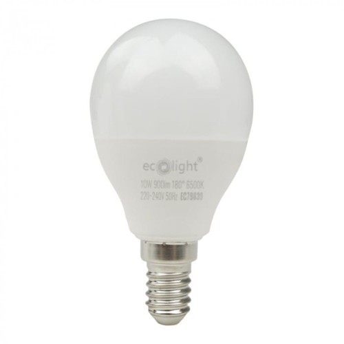 Żarówka LED KULKA E14 10W zimny biały (cw) - EC79839