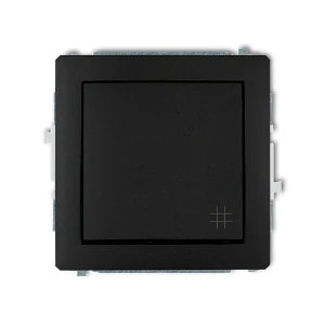 Karlik Deco Łącznik krzyżowy czarny mat - 12DWP-6