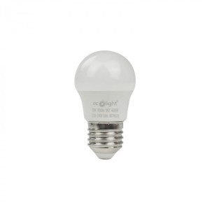 Żarówka LED KULKA E27 5W neutralna biała (nw) - Ecolight EC79131