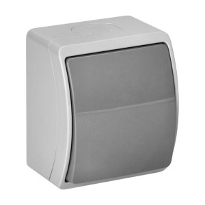 AQUATIC Łącznik pojedynczy natynkowy IP44 - OR-OE-7100/GR