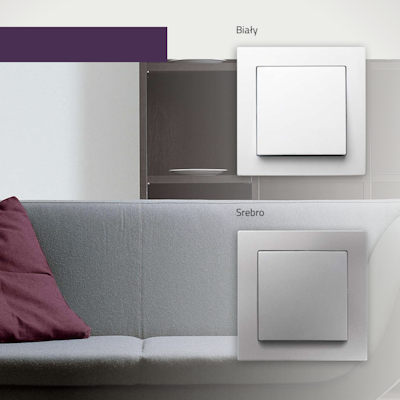 Ospel As  srebrny łącznik pojedynczy - ŁP-1G/M/18