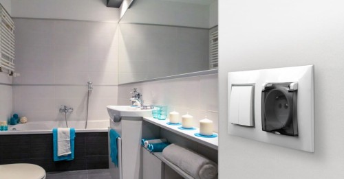 Ospel Aria biały ramka podwójna - R-2U/00