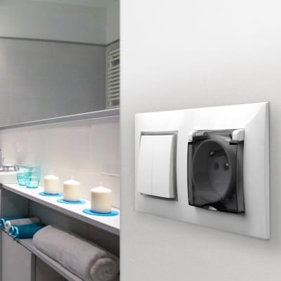 Ospel Aria biały łącznik żaluzjowy zwierny - ŁP-7U/M/00