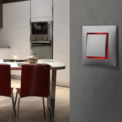 Ospel Aria szary mat łącznik schodowy podwójny - ŁP-10U/M/70