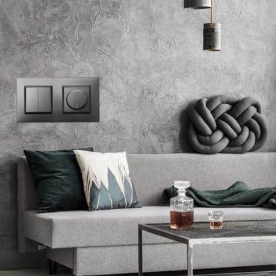 Ospel Aria szary mat łącznik żaluzjowy z blokadą mechaniczną - ŁP-7UB/M/70