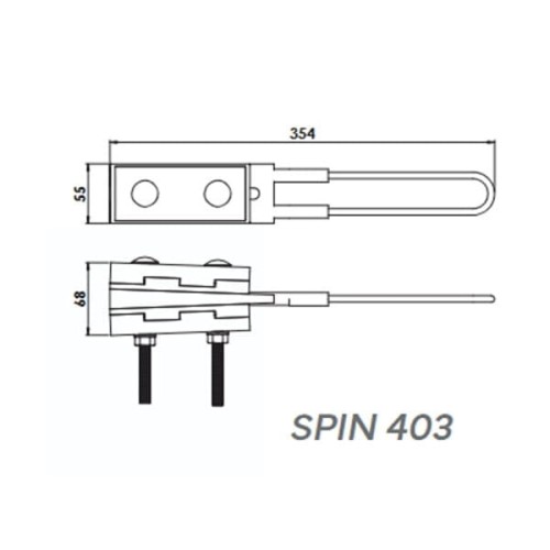 Uchwyt końcowy ASXSN 4x25-70