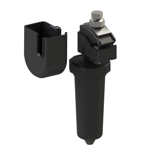 Bezpiecznik napowietrzny 25A z zaciskiem do linii izolowanych AsXSn 16-35 z nakrętką zrywalną