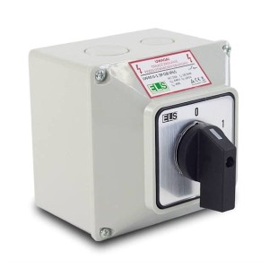 Łącznik krzywkowy 63A 0-1 3P w obudowie IP65 - LW63 0-1 3P OB