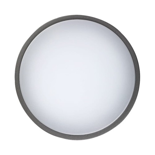 Plafon Hamburg LED D20 10W w neutralnej bieli, okrągły kształt z matowym kloszem i ciemnoszarym obrzeżem. Widok z góry, idealny do montażu sufitowego, minimalistyczny design pasujący do różnych wnętrz.