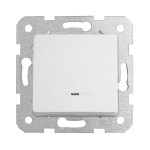 LINNERA S Łącznik pojedynczy z podświetleniem biały - Panasonic 91440019