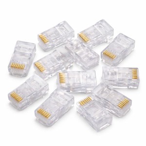 Wtyk telefoniczny modularny 8p8c kat 6 10szt.