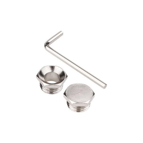Okrągła oprawa najazdowa LED GU10 IP67 o średnicy 110 mm, wykonana z metalu, z widocznymi elementami montażowymi: dwa gwinty oraz klucz imbusowy. Produkt przeznaczony do instalacji w warunkach zewnętrznych, odporny na wodę i pył.