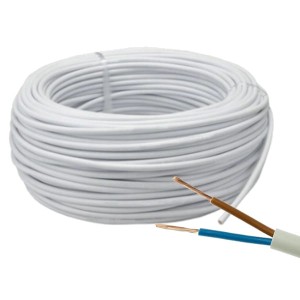 Przewód OMY 2x1 (H03VV-F) 300/300V - krążek 100 m