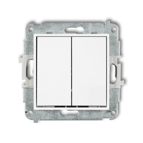 Karlik ICON Łącznik podwójny biały - IWP-2