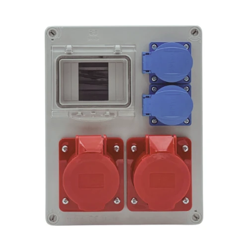 Zestaw rozdzielnica modułowa Viplast VR-24 4M 2x16/5 2x250V 