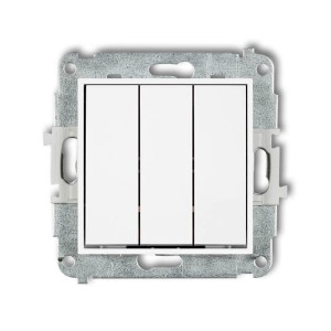 Karlik ICON Łącznik potrójny biały - IWP-7