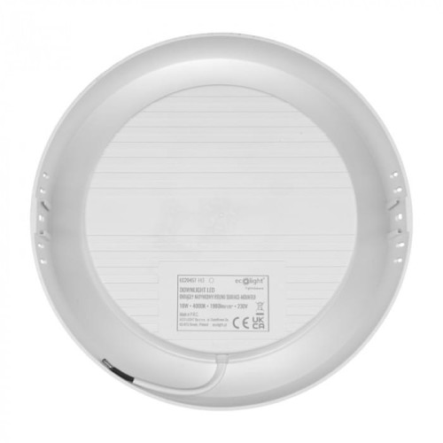 Oprawa sufitowa plafon Downlight 18W 4000K okrągła biała