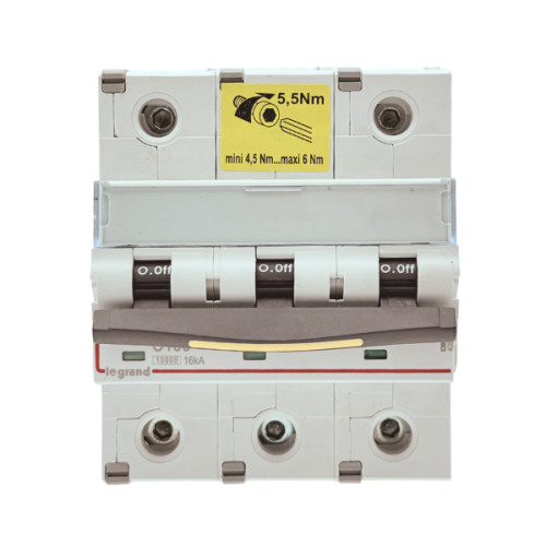 Wyłącznik nadprądowy 3P C 100A 16kA AC S313 DX3 - Legrand 409281