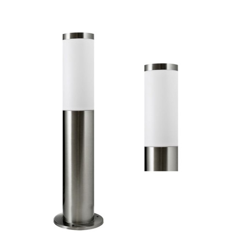 Lampa ogrodowa słupek LIVIA 45 cm satyna - Goldlux 200501
