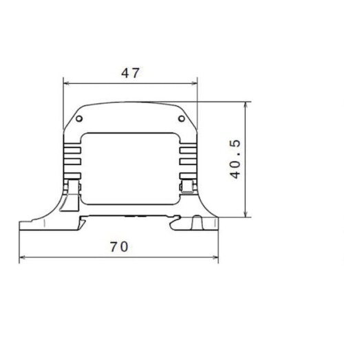 Złączka STB 50-2 niebieski AL/CU 6-50mm2 TS35