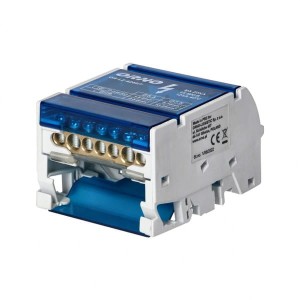 Blok rozdzielczy 4-rzędowy niebieski - Orno OR-LZ-8202/7