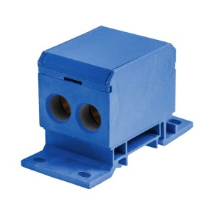 Blok rozdzielczy 160A 1P 2x6-70 niebieski - E.4093/N
