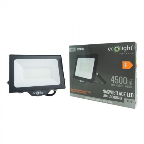 Naświetlacz NL-1 50W neutralny biały - EC20186